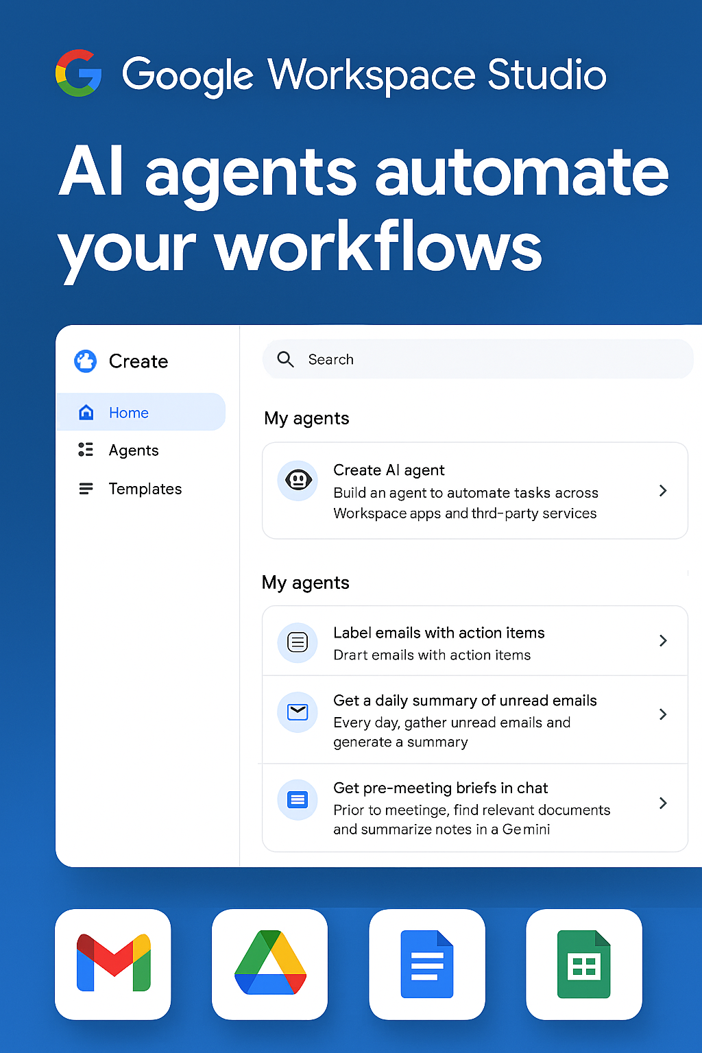 Google pokrenuo Workspace Studio: novi AI agenti mijenjaju automatizaciju rada u 2026