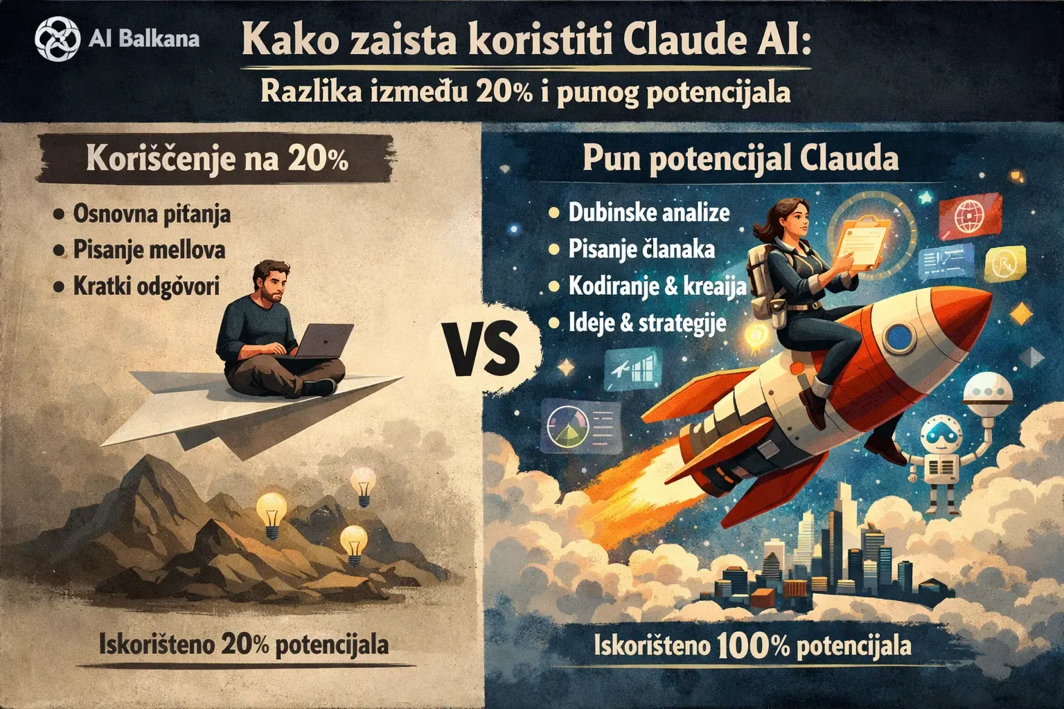 Kako zaista koristiti Claude AI razlika između 20% i punog potencijala