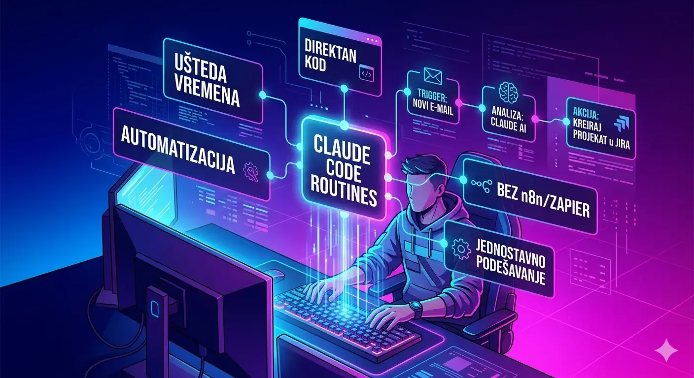 Kako podesiti Claude Code Routines i automatizovati zadatke bez n8n i Zapiera i komplikovanih alata