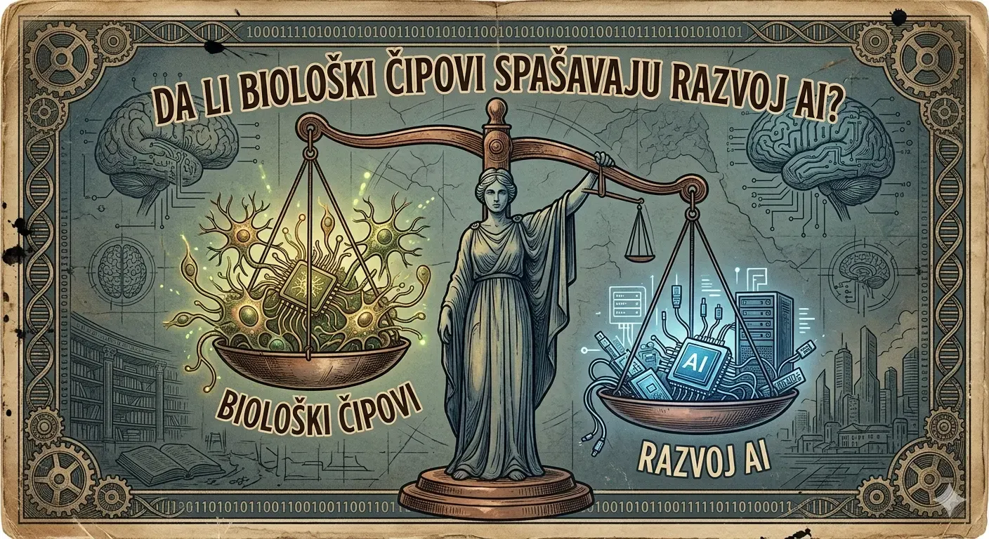 Da li bioliški čipovi spašavaju razvoju AI?