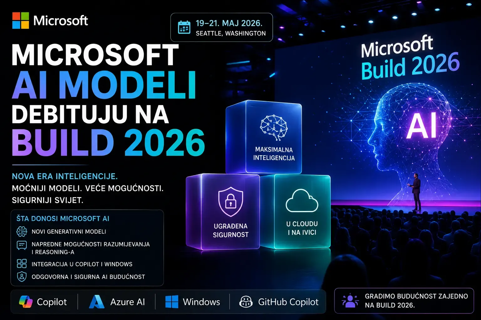 Microsoft AI modeli debituju na Build 2026 konferenciji