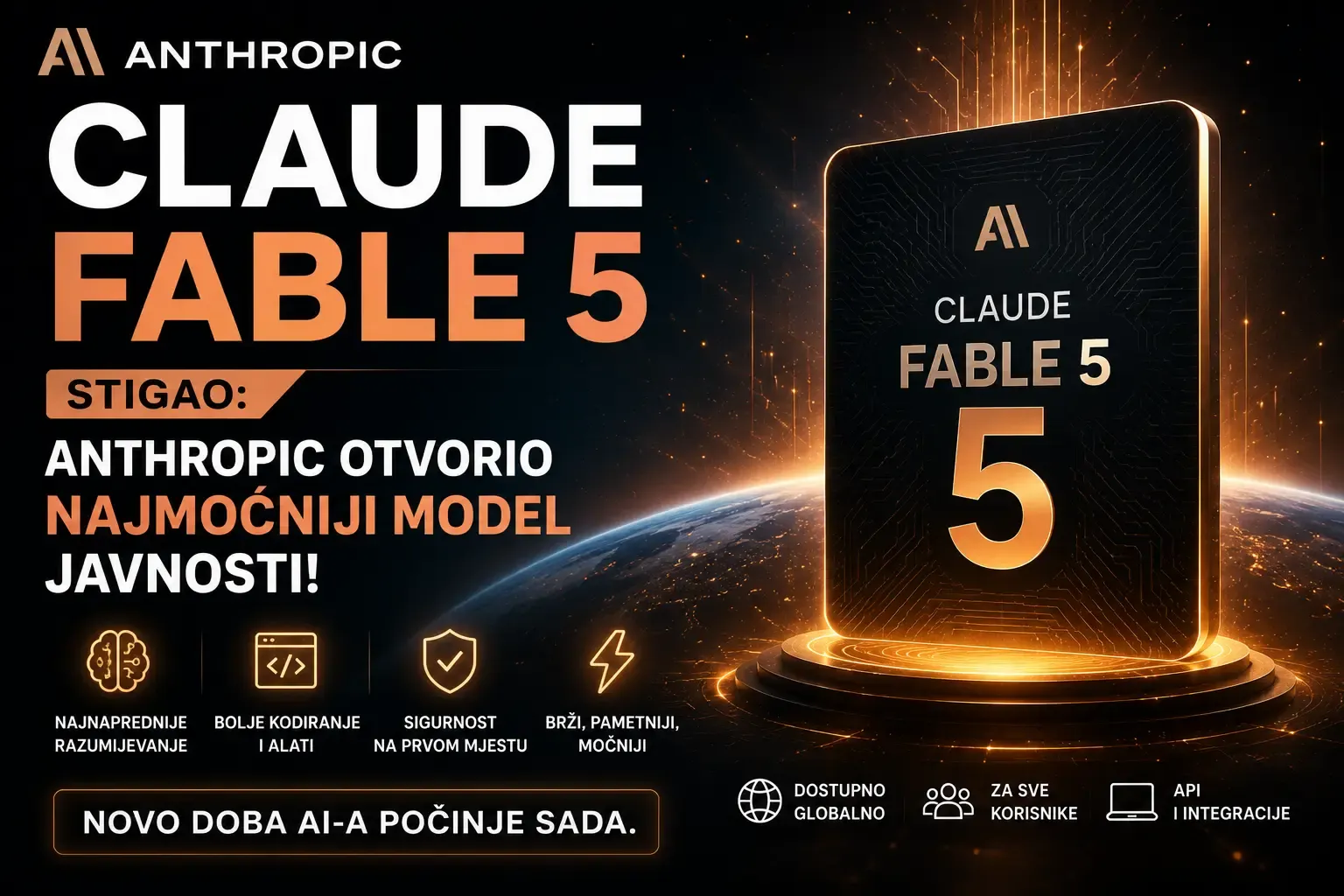 Claude Fable 5 stigao Anthropic otvorio najmoćniji model javnosti
