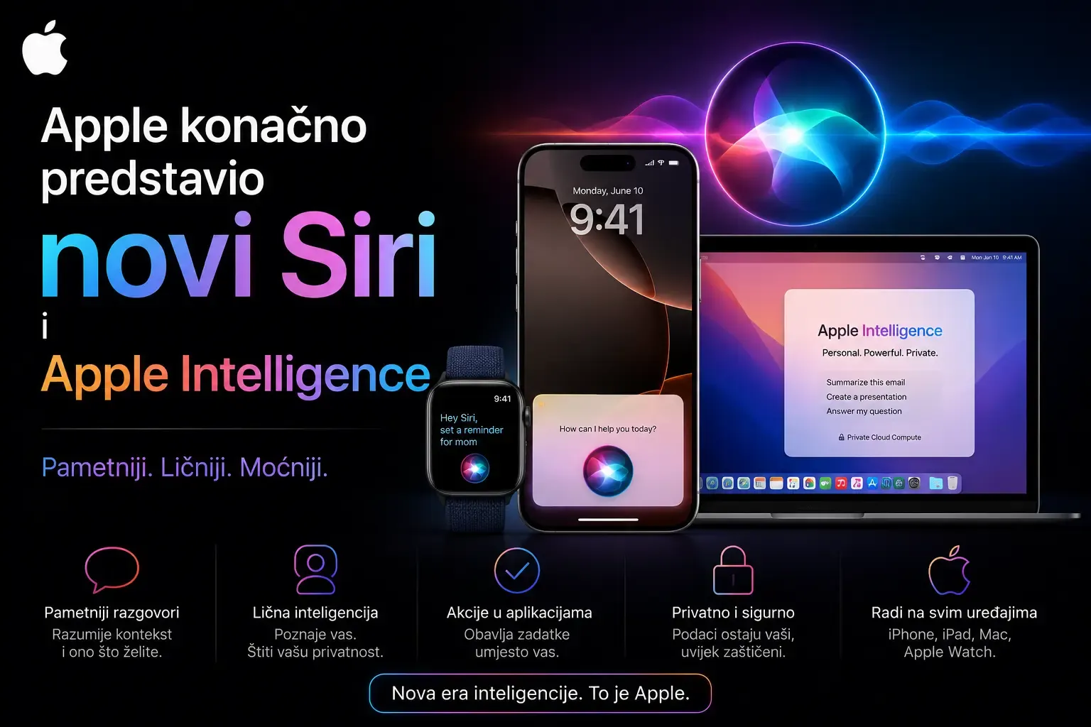 Apple konačno predstavio novi Siri i Apple Intelligence