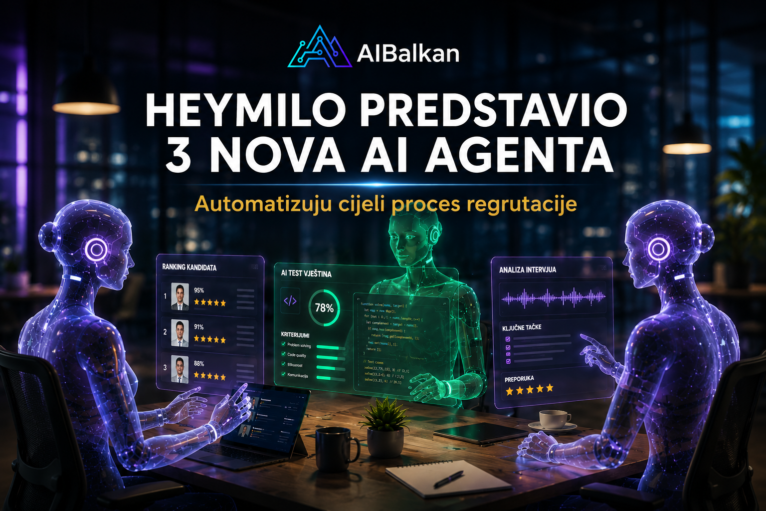 AI agenti za regrutaciju: HeyMilo dodaje tri nova alata