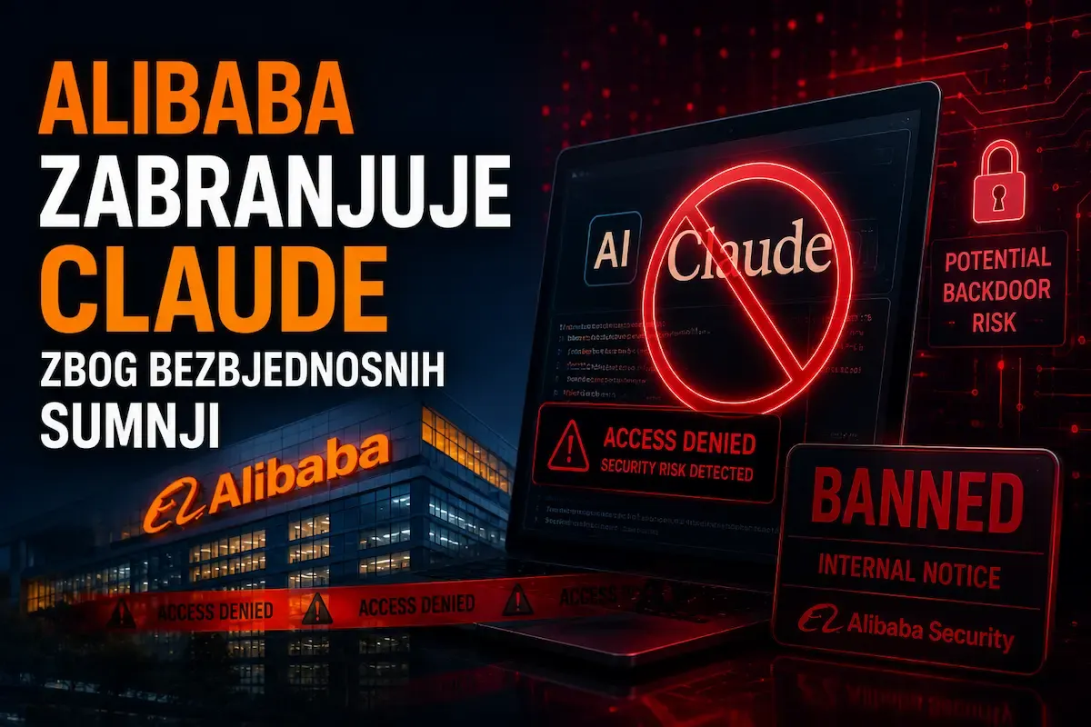 Alibaba zabranjuje Claude zbog bezbjednosnih sumnji
