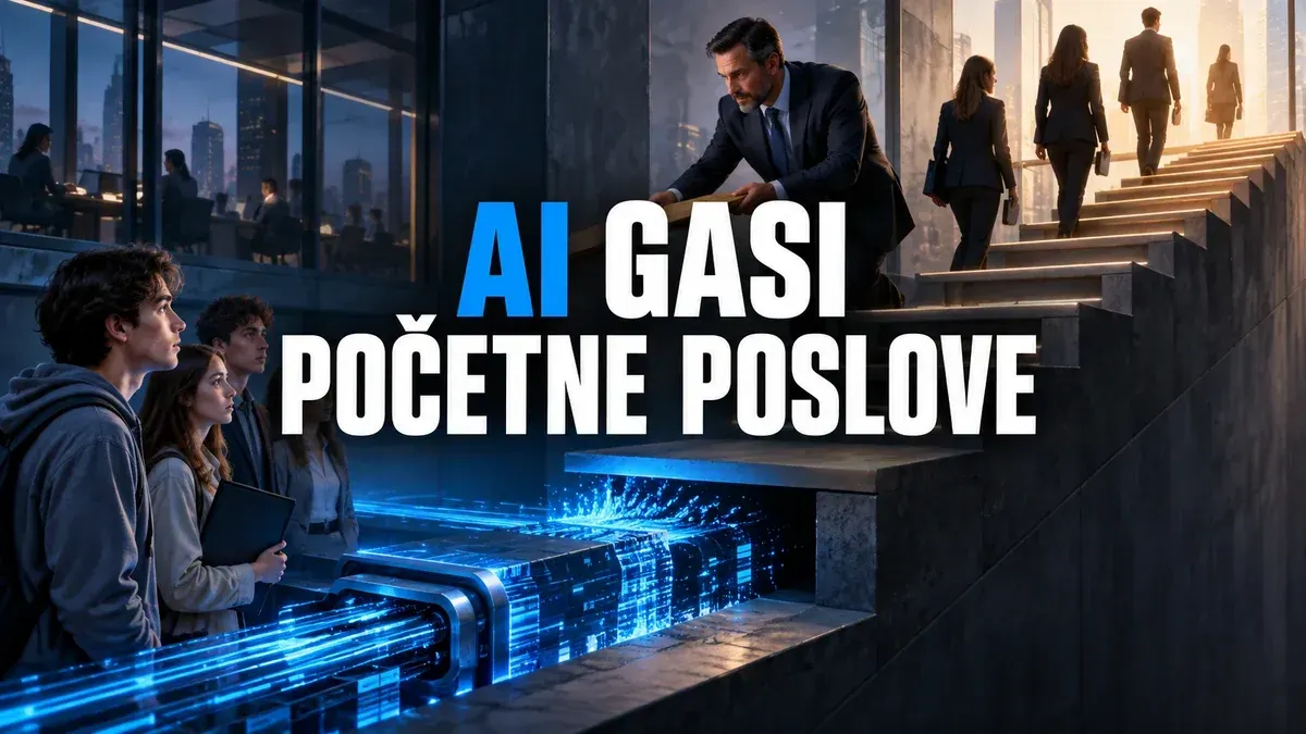 AI automatizacija uklanja prvu prečku karijere pred mladim kandidatima.