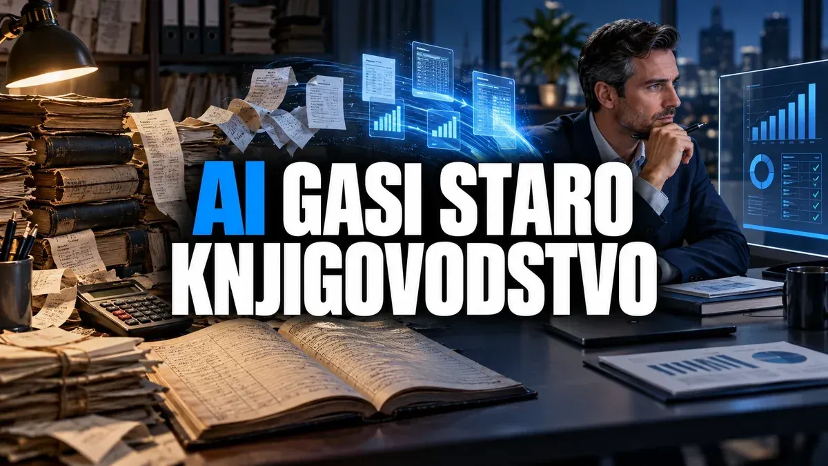 Stari registratori i računi pretvaraju se u automatizovani AI knjigovodstveni tok.