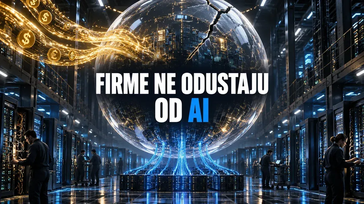 Napukli stakleni balon iznad AI serverske infrastrukture u koju firme nastavljaju da ulažu.