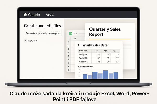 Claude dobija moćnu opciju: direktno kreiranje i uređivanje fajlova