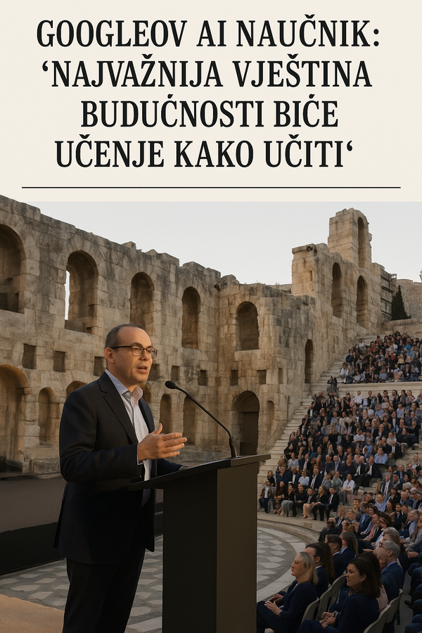 Googleov AI naučnik: „Najvažnija vještina budućnosti biće učenje kako učiti“