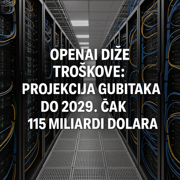 OpenAI diže troškove: Projekcija gubitaka do 2029. čak 115 milijardi dolara