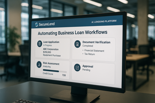 AI platformu za automatizaciju poslovnih kredita