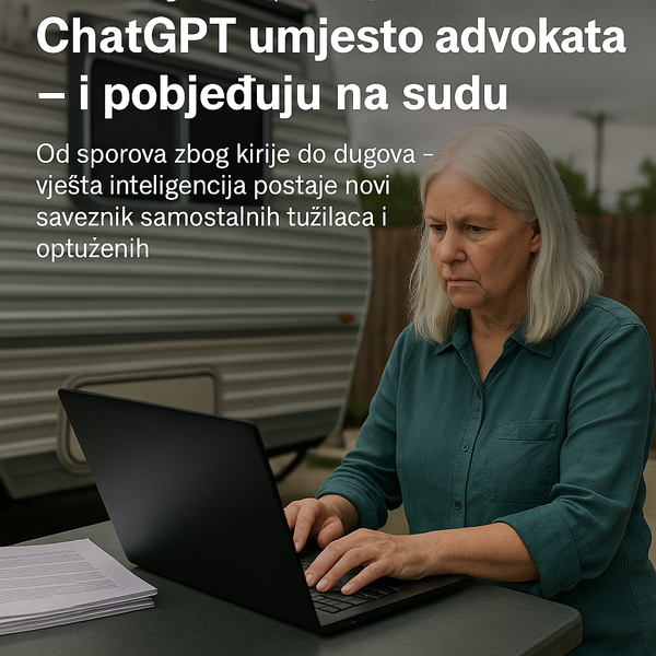 Sve više Amerikanaca koristi ChatGPT umjesto advokata i pobjeđuju na sudu