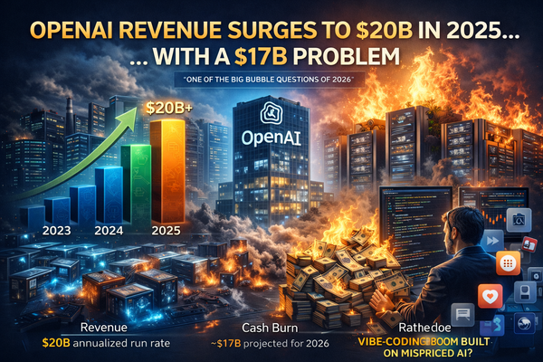 OpenAI probio 20 milijardi dolara prihoda, ali sa gubitkom od 17 milijardi