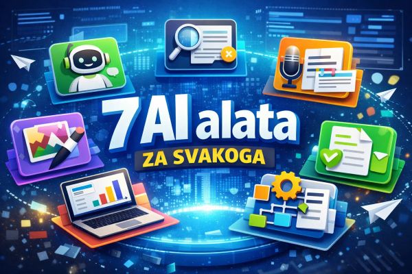 7 besplatnih AI alata za netehnička lica koje svako može koristiti u 2026