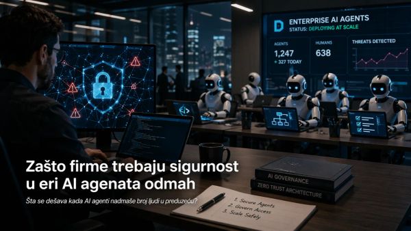 Zašto firmama treba sigurnost u eri AI agenata odmah