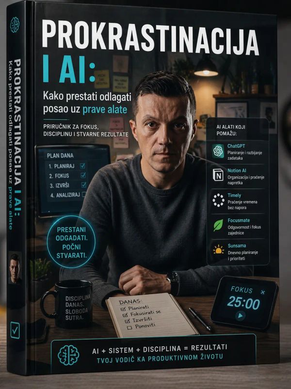 Prokrastinacija i AI: Kako prestati odlagati posao uz prave alate. 5 konkretnih koraka!