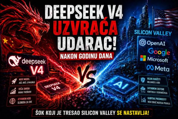 DeepSeek V4 vraća udarac godinu dana nakon šoka koji je tresao Silicon Valley