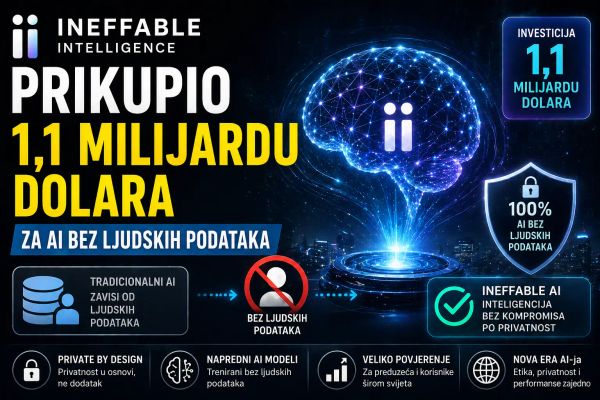 Ineffable Intelligence prikupio 1,1 milijardu dolara za AI bez ljudskih podataka