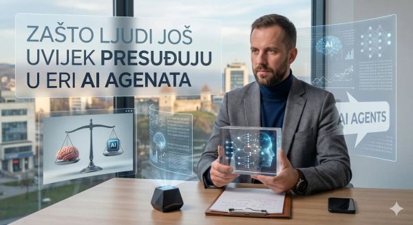 Zašto ljudi još uvijek presuđuju u eri AI agenata