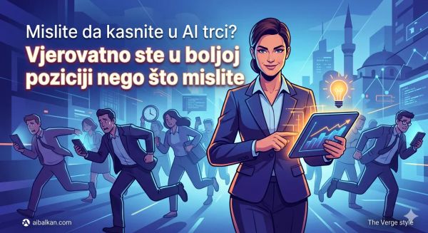 Mislite da kasnite u AI trci? Vjerovatno ste u boljoj poziciji nego što mislite