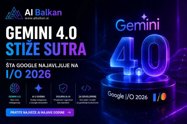 Gemini 4.0 stiže sutra šta Google najavljuje na I/O 2026