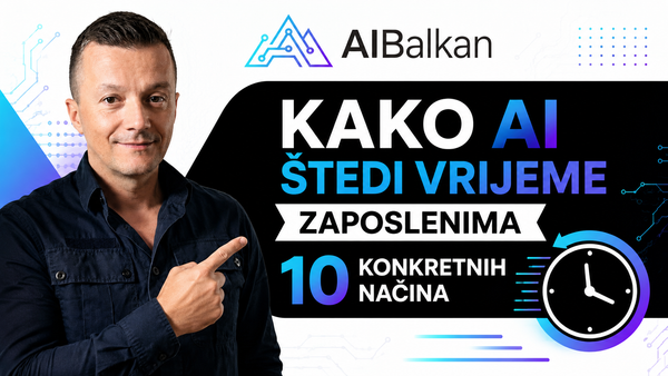 Kako AI štedi vrijeme zaposlenima 10 konkretnih načina