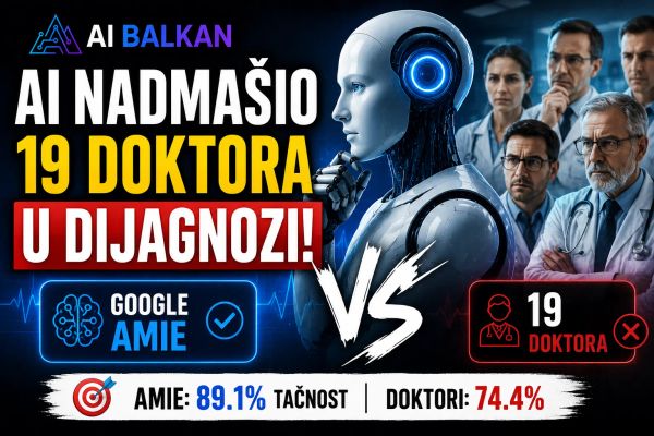 AI nadmašio 19 doktora u dijagnozi šta je Google AMIE postigao