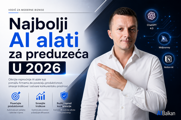 Najbolji AI alati za preduzeća u 2026
