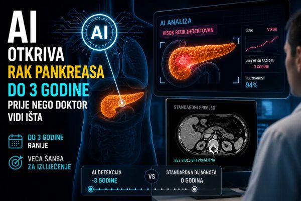 AI otkriva rak pankreasa do 3 godine prije nego doktor vidi išta