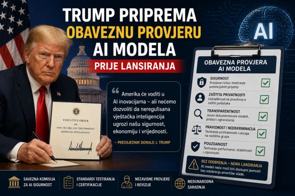 Trump priprema obaveznu provjeru AI modela prije lansiranja