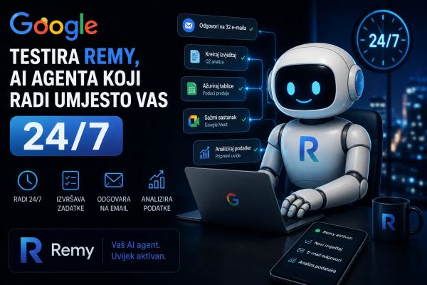 Google testira Remy, AI agenta koji radi umjesto vas 24/7