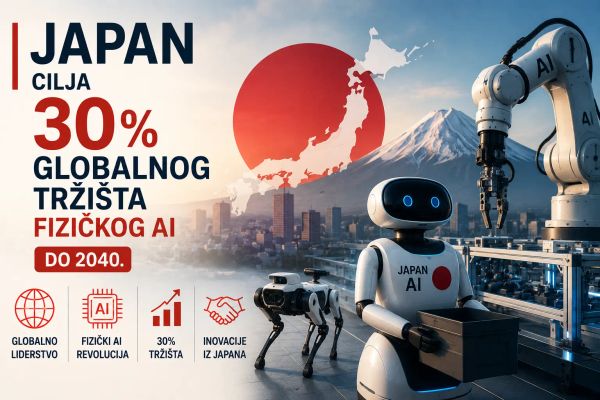 Japan cilja 30% globalnog tržišta fizičkog AI do 2040.