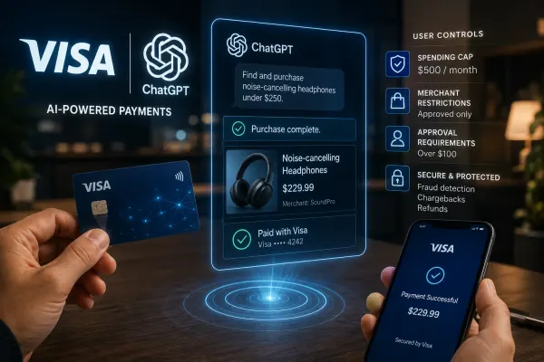 Visa i OpenAI uvode AI plaćanja bez odlaska na checkout
