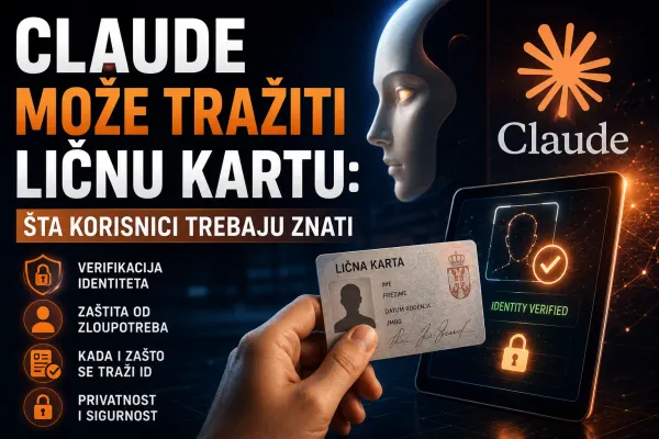Claude može tražiti ličnu kartu šta korisnici trebaju znati