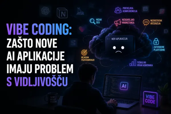 Vibe coding zašto nove AI aplikacije imaju problem s vidljivošću