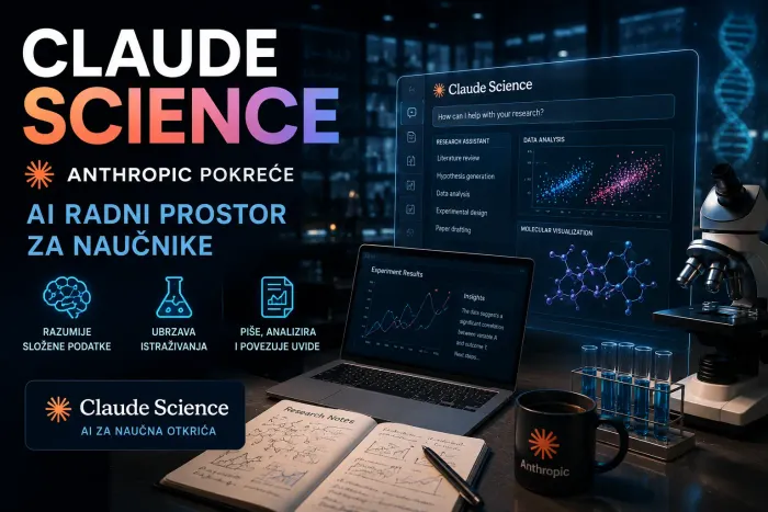 Claude Science Anthropic pokreće AI radni prostor za naučnike