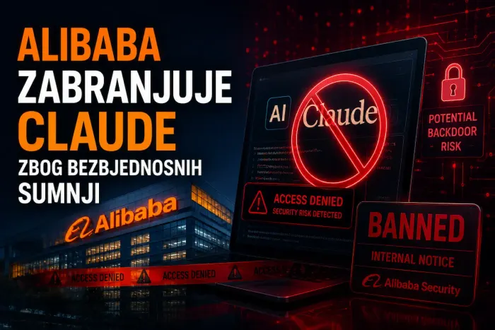 Alibaba zabranjuje Claude zbog bezbjednosnih sumnji