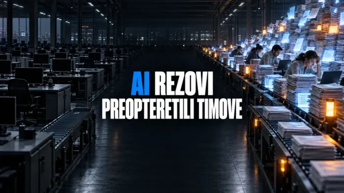 AI rezovi ostavljaju prazna radna mjesta dok manji tim obrađuje rastući zid zadataka