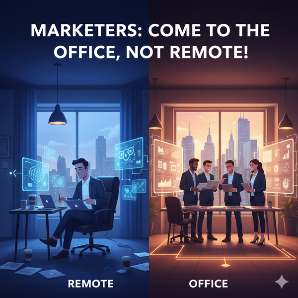 マーケターはリモートよりも出社するべき！