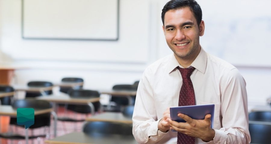 Foto de um professor particular de inglê