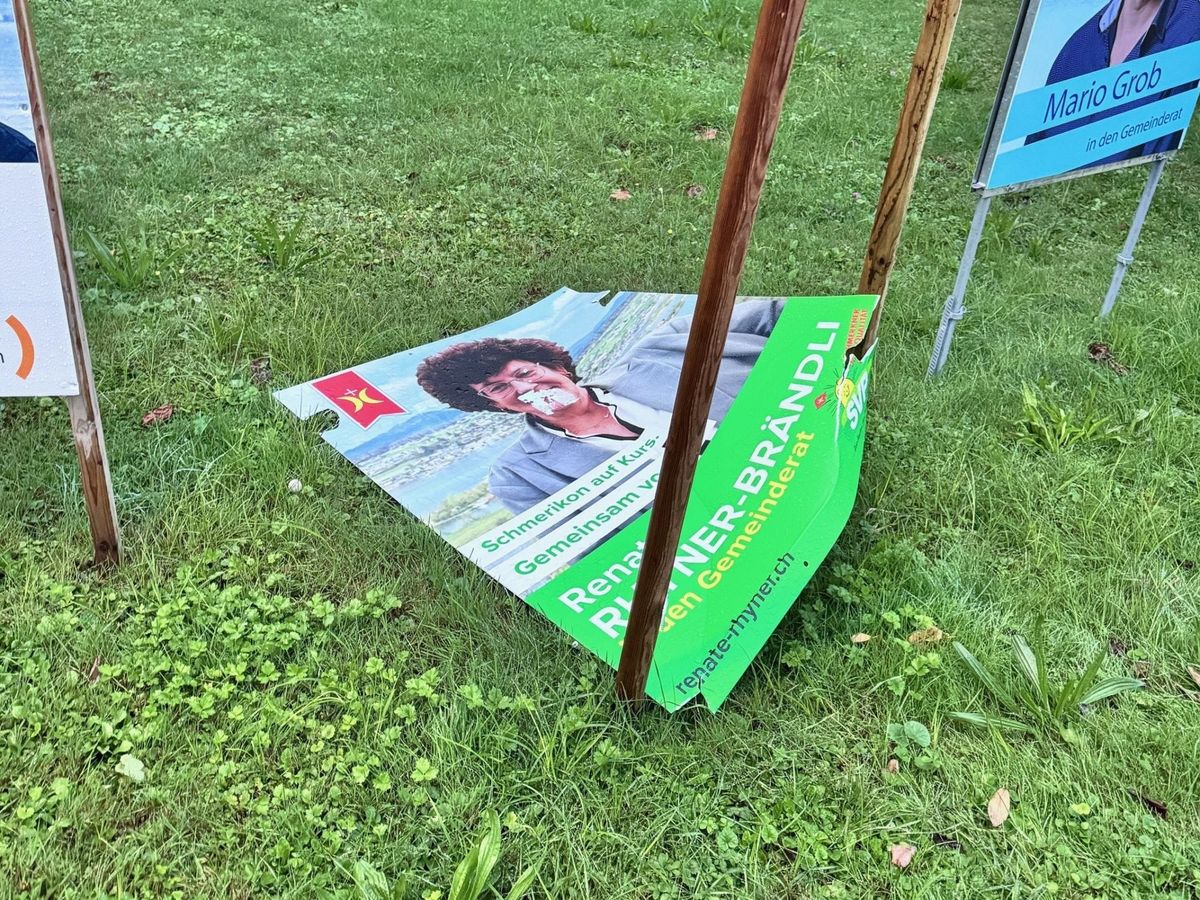 Schändung von SVP-Wahlplakaten – Eine strafbare Handlung