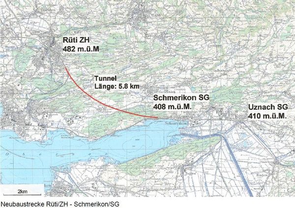 Bahnschleife Rüti – Schmerikon wäre hilfreich gewesen