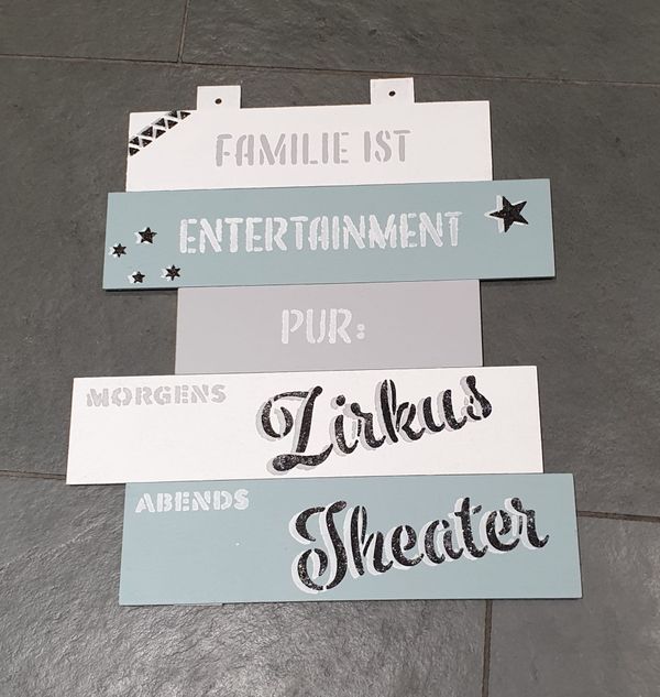 Kreativ eigenes Schild gestalten