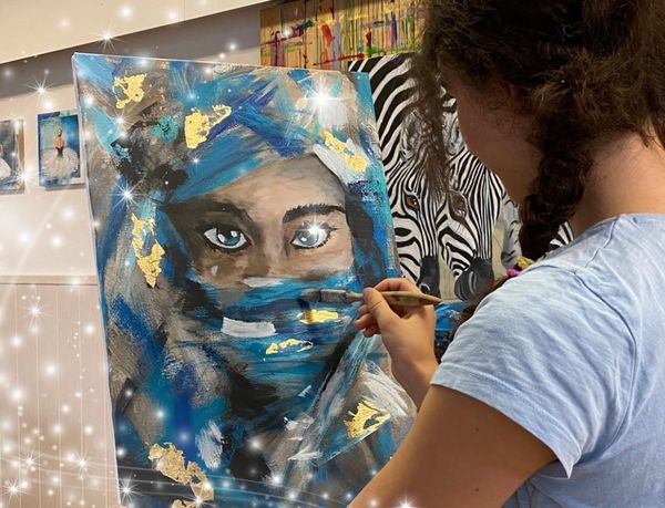 Weihnachtliche Stimmung im Atelier am See