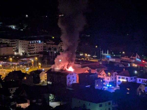 Brand an der Hauptstrasse