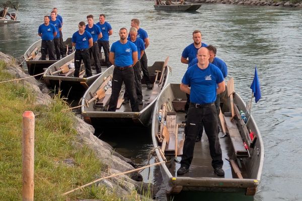 Schmerkner Pontoniere räumen ab am 42. Eidg. Pontonierwettfahren
