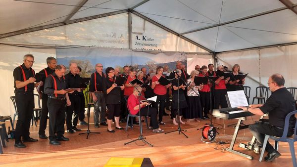 Virokantas und Singkreis auf der Sommerbühne