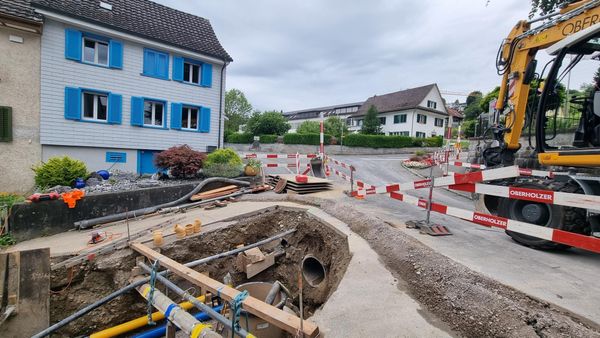 Erhebliche Verkehrseinschränkungen infolge Eindolung des Goldbergbaches