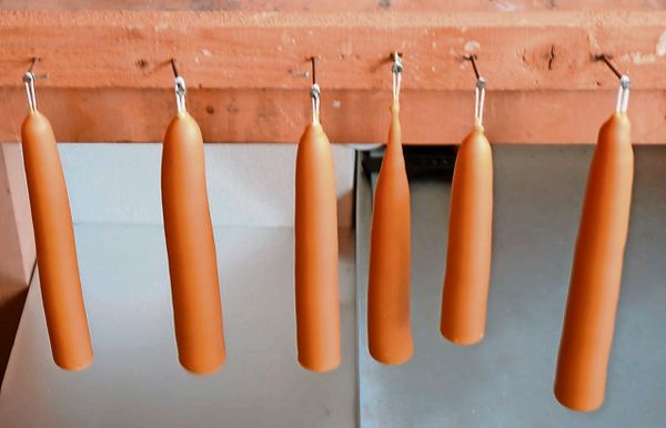 Kerzenziehen bei Fidibus